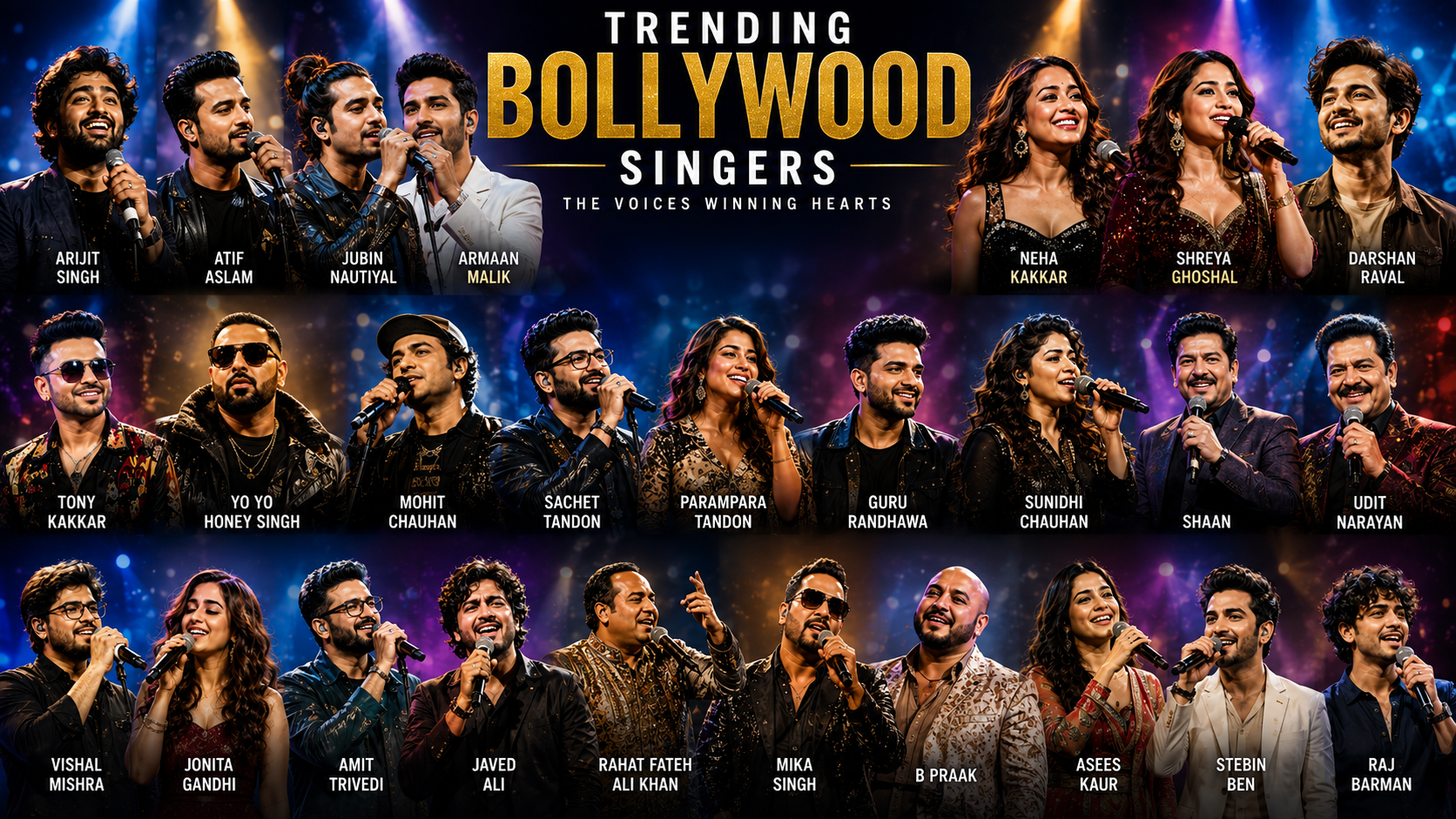 Top 14 Singers Dominating India’s Concert Scene Right Now